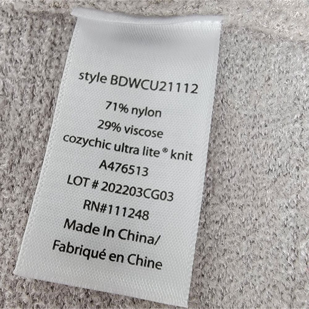 Barefoot Dreams CozyChic Ultra Lite Open-Front Hooded Knit Cardigan Size XL - Picture 15 of 15